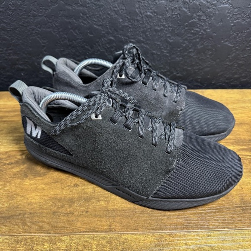 Merrell Range AC+ Black Suede Mesh Athletic Sneakers Mens‎ 9.5